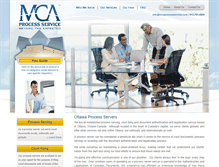 Tablet Screenshot of mcaprocessservice.com